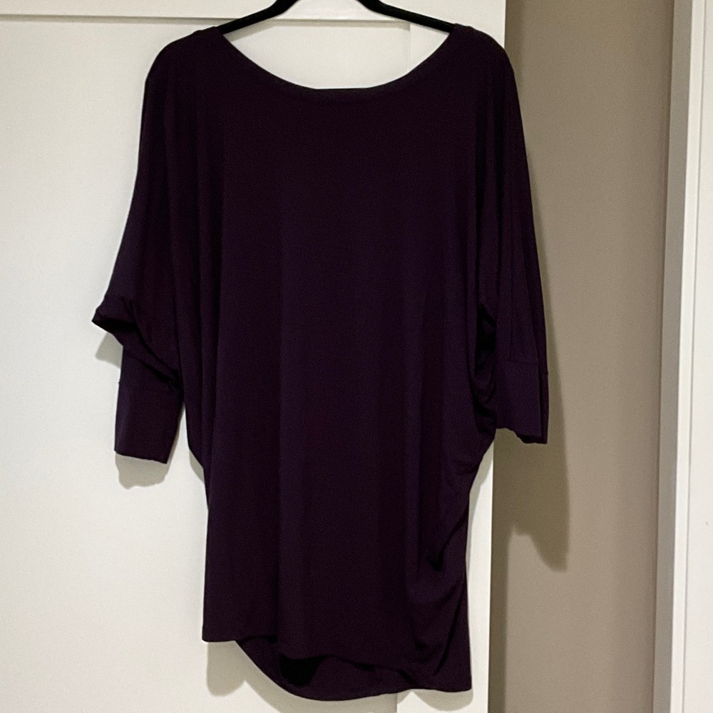 5/20 Elegant Purple Women's Top with wide sleeves
